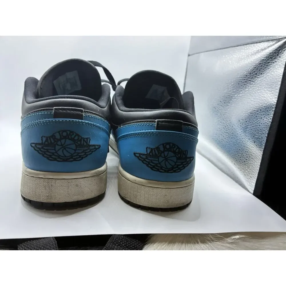 Air Jordan 1 Low Laser Blue Size 12 Nike Retro 1 Fast Shipping